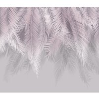 Фотообои Citydecor Пальмовые листья 312x265 пудровый/серый