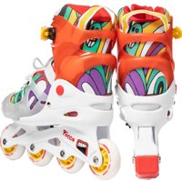 Роликовые коньки Ricos Fun PW-116AG (р. 26-29, белый/оранжевый)