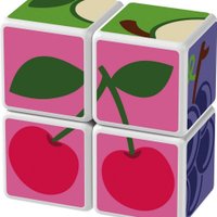 Развивающая игра Geomag Магнитные кубики фрукты GM131