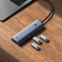 USB-хаб  Baseus Flite Series 4-Port USB-C Hub B0005280A813-03