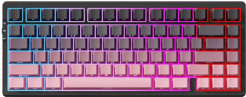 Клавиатура MCHOSE G75 Pro Black Pink (Matcha Latte Switch V2)