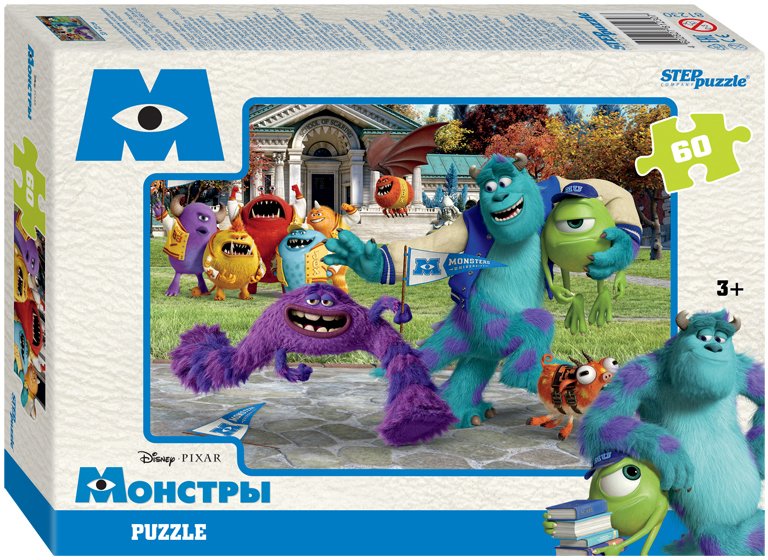 

Пазл Step Puzzle Монстры 81230 (60 эл)