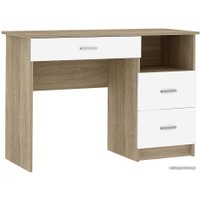 Туалетный столик без зеркала НК-Мебель Бланка 72250073 (дуб сонома/белый глянец)