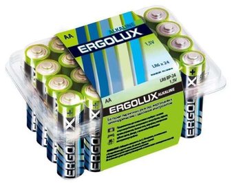 Батарейка Ergolux Alkaline LR6 (AA) 24шт