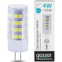 Светодиодная лампочка Gauss Elementary G4 12V 4W 400lm 4100K 10724