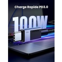 Кабель Ugreen L512 45064 USB Type-C - USB Type-C (2 м, черный)