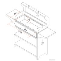Мангал для дачи Gratar Professional Optima BBQ POB 3000
