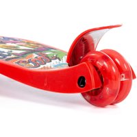 Двухколесный детский самокат Полесье 0072-V2(К-Ч) (красный/черный)