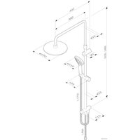 Душевая система  AM.PM Gem F0790022