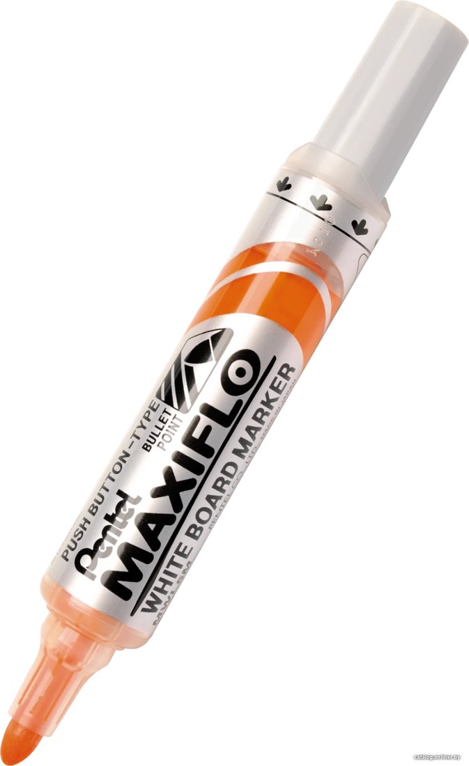 Маркер Pentel Maxiflo MWL5M-F (1 шт, оранжевый)