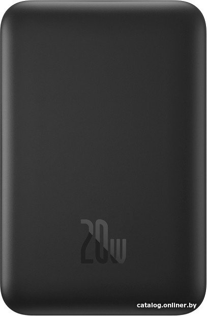 Внешний аккумулятор Baseus Magnetic Mini Air Wireless Fast Charge Power Bank 20W 6000mAh (черный)
