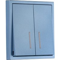 Выключатель SmartBuy Капелла SBE-09bl-10-SW2-1