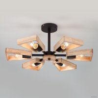 Люстра средней высоты Евросвет Klark 70056/6 (черный)