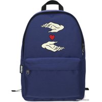 Городской рюкзак Vtrende Сердце между ладоней (синий)