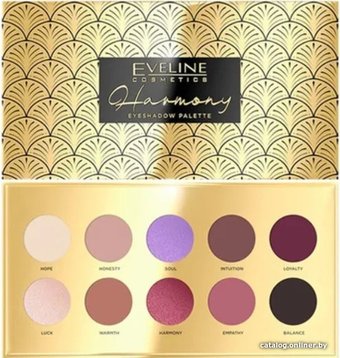 Палитра теней Eveline Cosmetics Harmony (10 г)