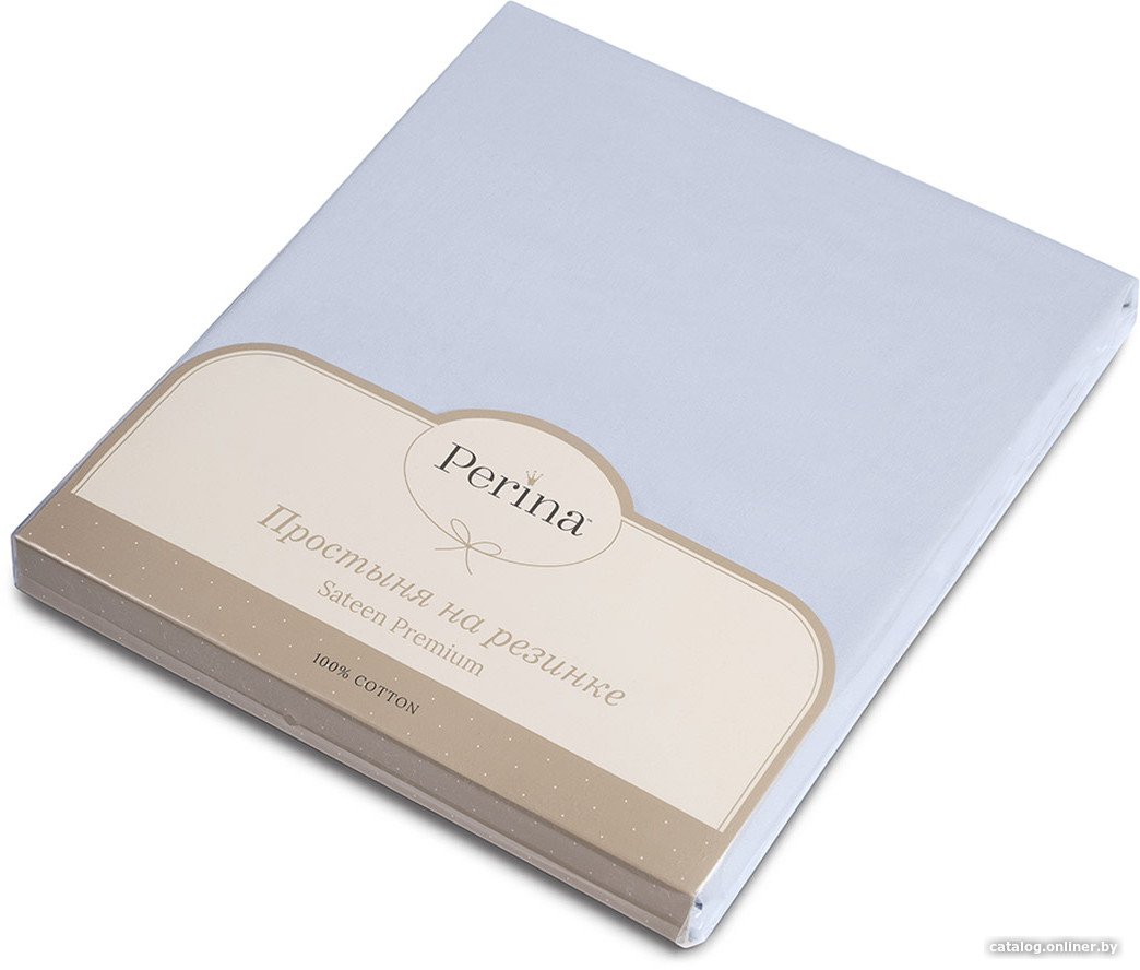 Простыня Perina На резинке ПР-120x60.10 (голубой)