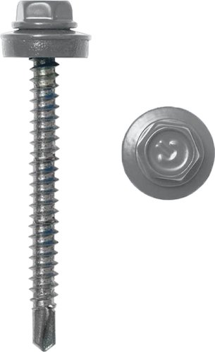 Саморез Admiral Кровельный 4.8x70 RAL 7016 Антрацит (250шт, шоубокс)