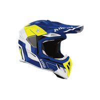 Мотошлем Airoh Aviator Ace 2 Shield AV22S31-M (M, синий/желтый глянец)