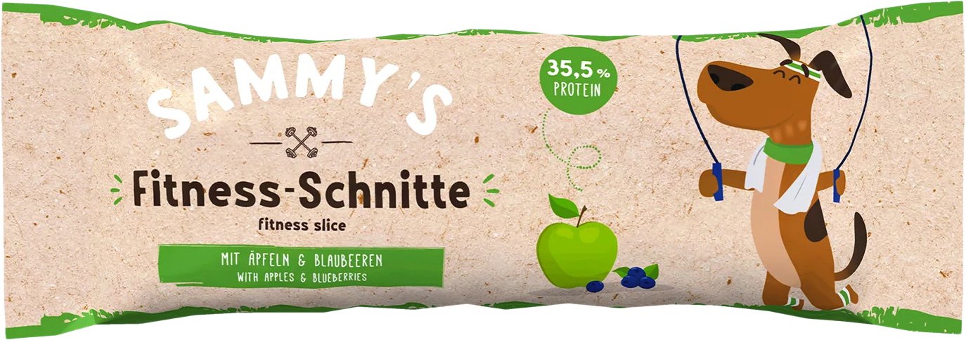 

Лакомство для собак Bosch Sammy's Fitness Slice with Apples & Blueberries (фитнес слайсы с яблоком и черникой) 25 г