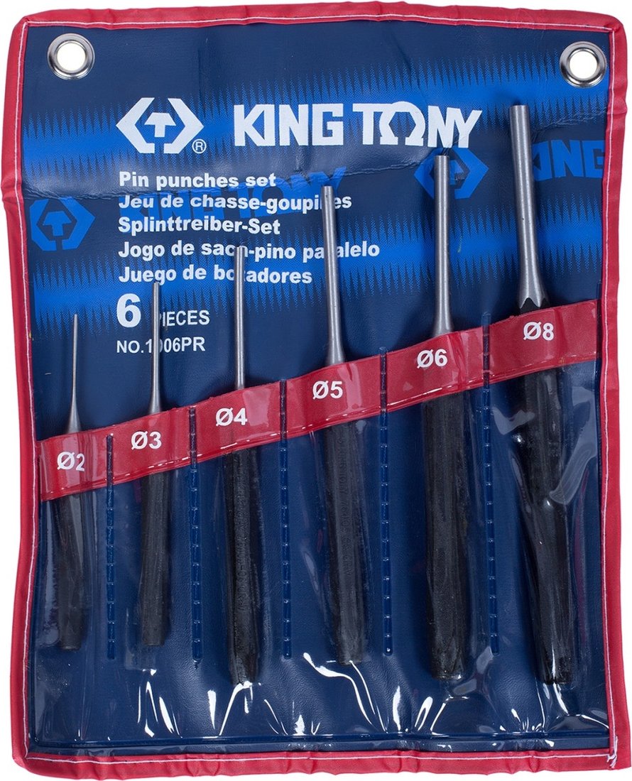 Набор выколоток King Tony 1006PR (6 предметов)