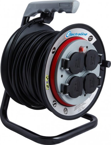 

Удлинитель на катушке Electraline 49122 (30 м, черный)
