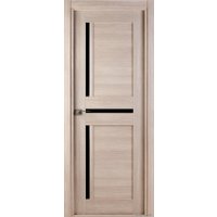 Межкомнатная дверь Belwooddoors Матрикс 02 60 см (стекло, экошпон, шамбор/мателюкс черн.)