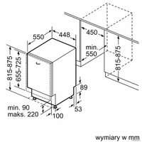 Встраиваемая посудомоечная машина Bosch Serie 4 SPV4XMX20E