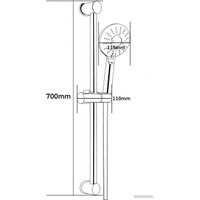 Душевой гарнитур  Voda VSS14