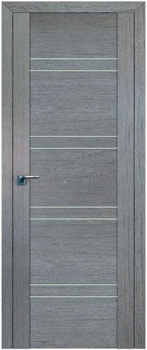 ProfilDoors 2.80XN R 90x200 (грувд серый, стекло матовое)