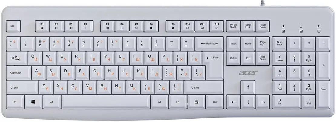 Клавиатура Acer OKW500 (белый)