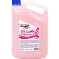  Золотой идеал Мыло жидкое Deluxe Розовый шелк 607498 5 л