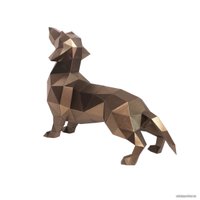 PaperCraft PAPERRAZ Такса Алекс (бронзовый)