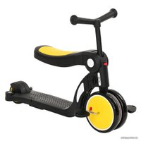 Трехколесный самокат Pituso HD-200B (черный/желтый)