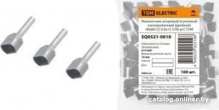 Наконечник-гильза для кабеля TDM Electric SQ0521-0010 (100 шт)