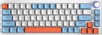 Клавиатура Cyberlynx ZA68 White Blue Orange (TNT Yellow)