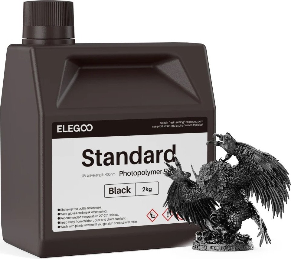 Фотополимер Elegoo Standard 2кг (черный)
