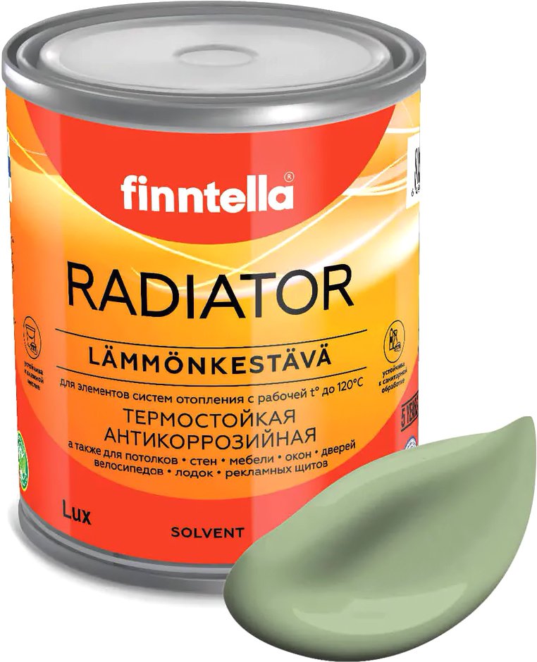 

Краска Finntella Radiator Sypressi F-19-1-1-FL026 0.9 л (светло-зеленый)