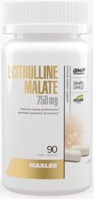 Цитруллин Maxler L-Citrulline Malate (90 капсул)