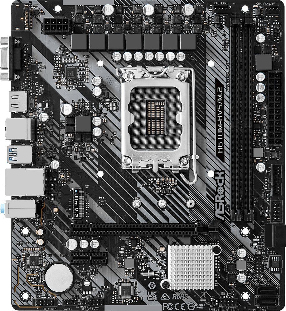 

Материнская плата ASRock H610M-HVS/M.2 R2.0