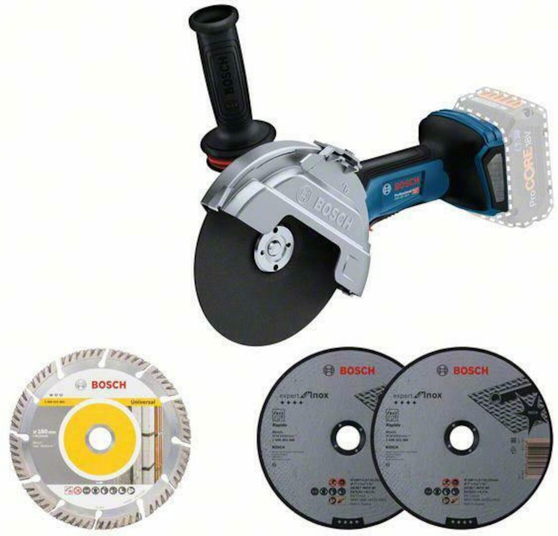 

Угловая шлифмашина Bosch GWS 18V-180 P Professional 06019H6L01 (без АКБ)