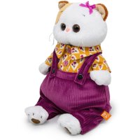Классическая игрушка BUDI BASA Collection Кошечка Ли-Ли в вельветовом полукомбинезоне LK24-145
