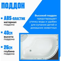 Душевая кабина Saniteco SN-12080WL 120x80