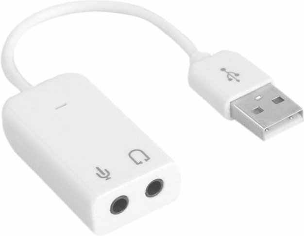 

USB аудиоадаптер USBTOP USB2.0 3D 2.1/7.1 (с кабелем)