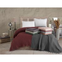 Плед Karven Waffle Pike 200x220 Евро P 928 (антрацит)