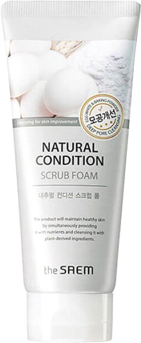 

The Saem Скраб для лица Natural Condition Scrub Foam Deep Pore Cleansing (150 мл)