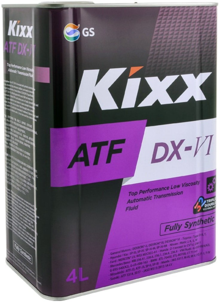 

Трансмиссионное масло Kixx ATF DX-VI 4л