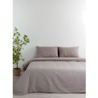 Евро комплект постельного белья Блакiт Евро 70х70 41261/0 16-0906 (капучино, однотонный)