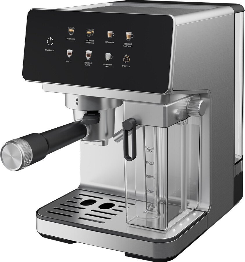 Рожковая кофеварка Weissgauff WCM-355 DBx Automatic Cappuccino ColorTouch