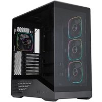 Корпус 1stPlayer GM7 ARGB GM7-BK-3FN7R-1FN7 (черный)