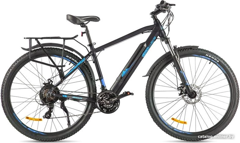 Электровелосипед Eltreco Ultra Max Pro 2022 (черный/синий)